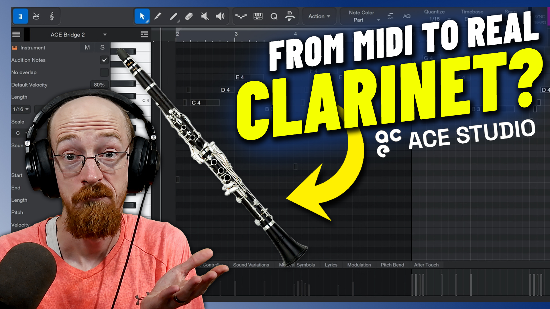 Ace Studio New Clarinet: From Scratch Melody to Realistic Performance